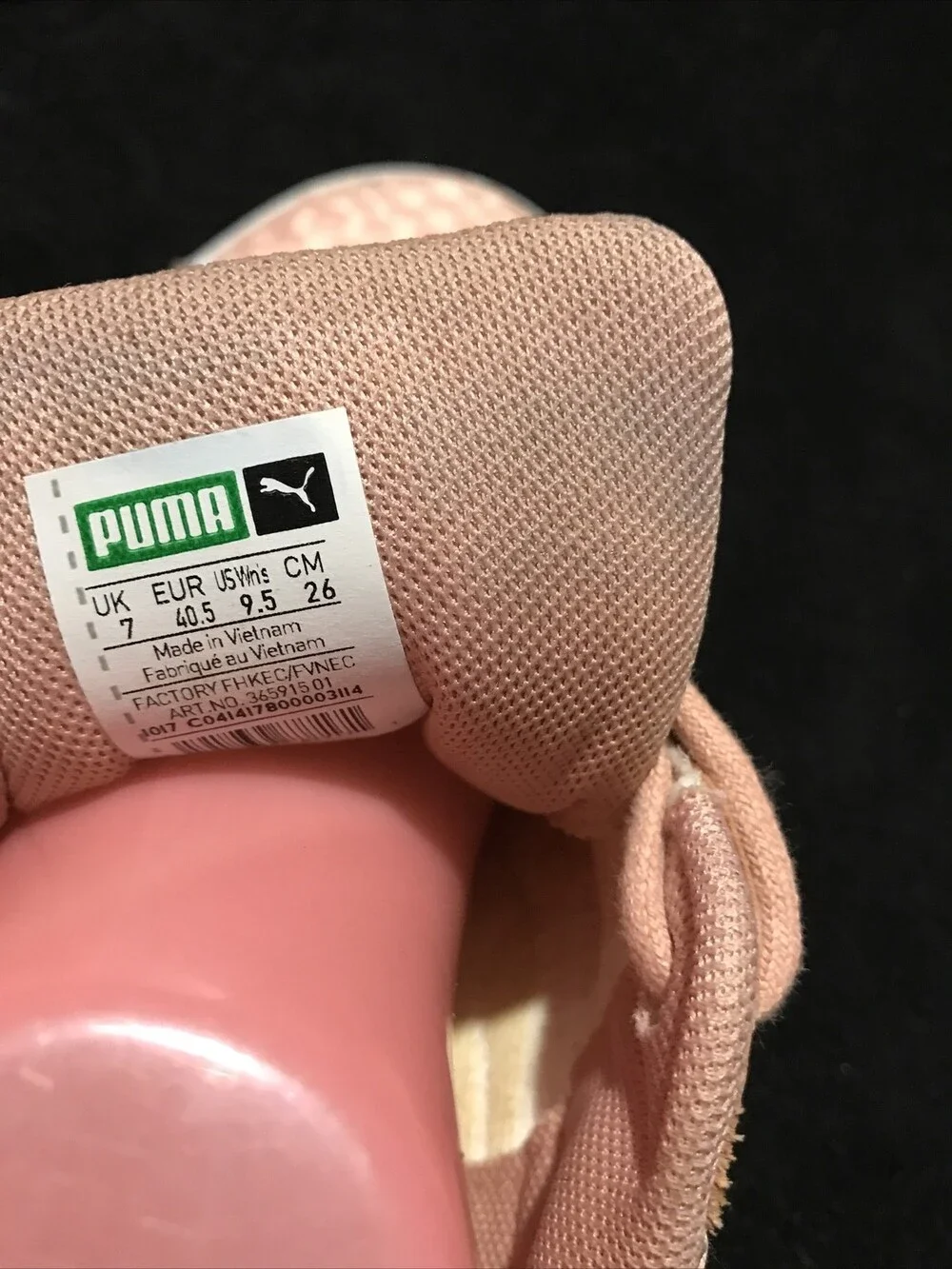 Puma pink womens